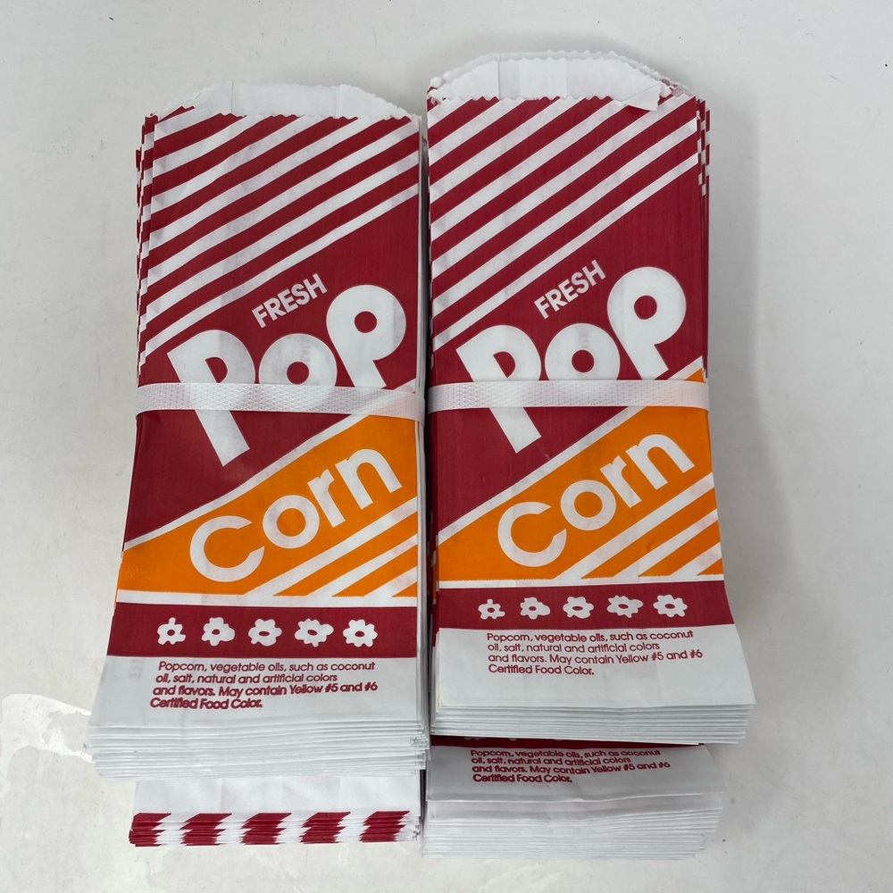 240Pcs Popcorn Paper Bags Party Popcorn Machine Supplies - Picture 2 of 3